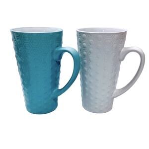 Set of 2 Tall Coffee Mugs